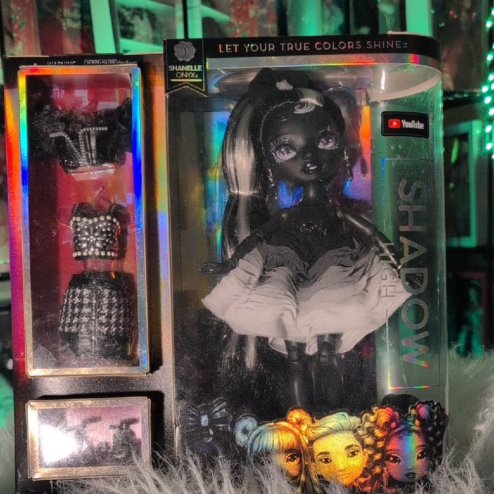 Doll with Black and White Outfit